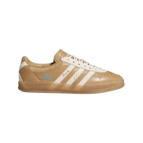 Tênis Bad Bunny x adidas Gazelle Indoor Messi "Cardboard Cream White" Bege