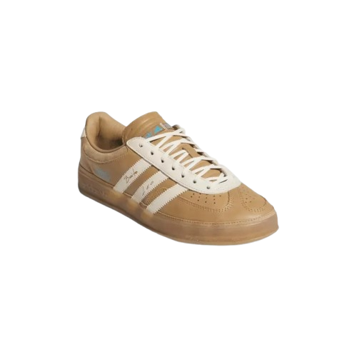 Tênis Bad Bunny x adidas Gazelle Indoor Messi "Cardboard Cream White" Bege