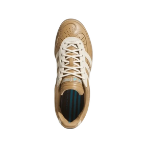 Tênis Bad Bunny x adidas Gazelle Indoor Messi "Cardboard Cream White" Bege