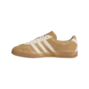Tênis Bad Bunny x adidas Gazelle Indoor Messi "Cardboard Cream White" Bege