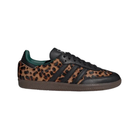Tênis Adidas Samba OG "Black Green Leopard" Feminino Marrom/Preto