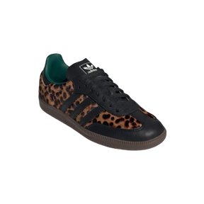 Tênis Adidas Samba OG "Black Green Leopard" Feminino Marrom/Preto