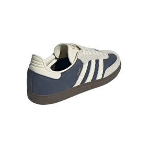 Tênis Adidas Samba OG "Night Indigo Cream White" Feminino Azul