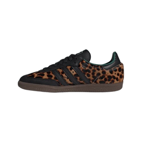 Tênis Adidas Samba OG "Black Green Leopard" Feminino Marrom/Preto