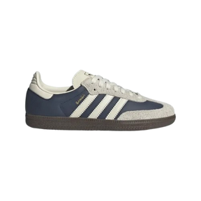 Tênis Adidas Samba OG "Night Indigo Cream White" Feminino Azul